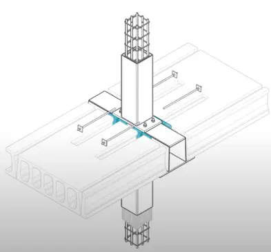 Losmaakbare constructie